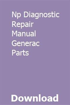 Diagnostic Repair Manual Download